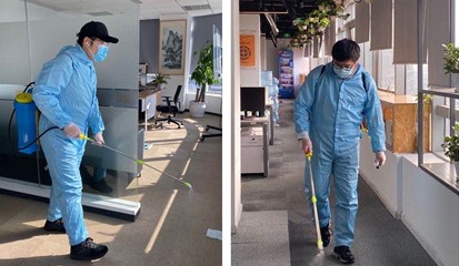 職工志愿者扛起防疫大旗，助力復(fù)工復(fù)產(chǎn)