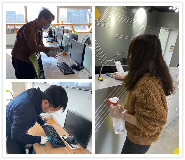 職工志愿者扛起防疫大旗，助力復(fù)工復(fù)產(chǎn)